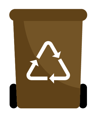 brown bin